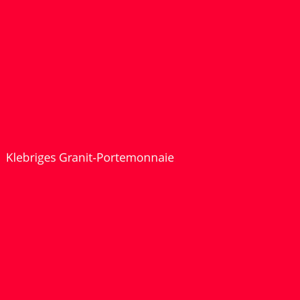 Klebriges Granit-Portemonnaie