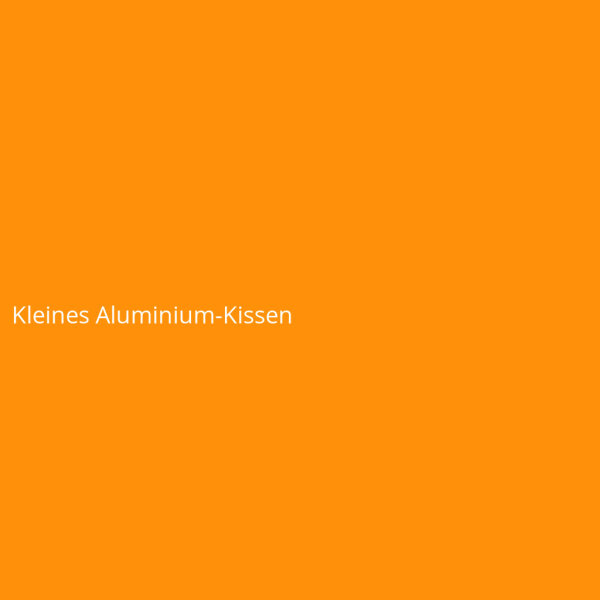 Kleines Aluminium-Kissen