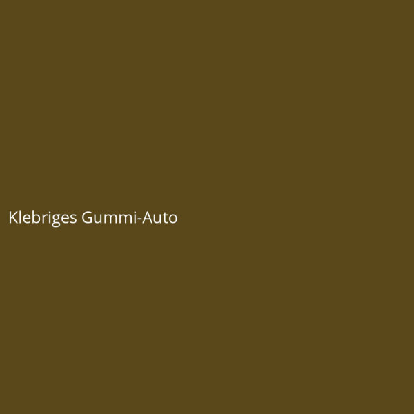 Klebriges Gummi-Auto