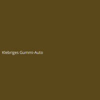 Klebriges Gummi-Auto
