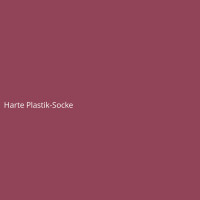 Hard Plastic Sock