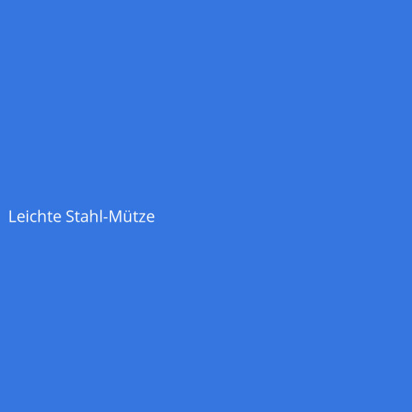 Leichte Stahl-M&uuml;tze