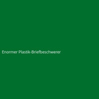 Enormer Plastik-Briefbeschwerer