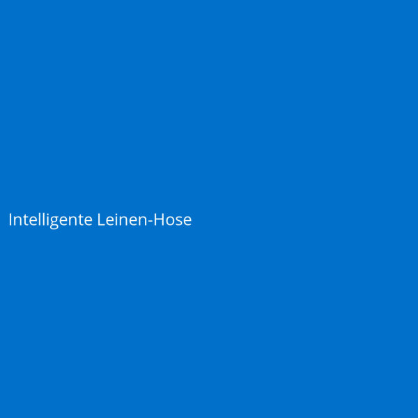 Intelligent Linen Pants