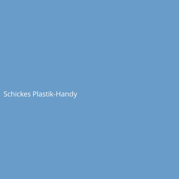 Schickes Plastik-Handy