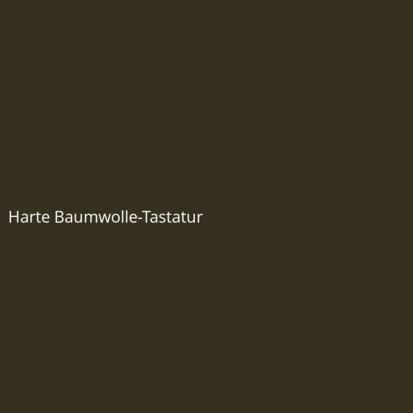 Harte Baumwolle-Tastatur