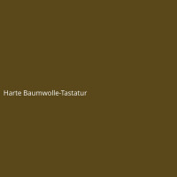 Harte Baumwolle-Tastatur