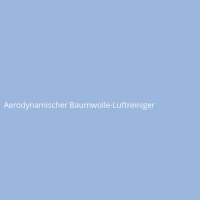 Aerodynamic Cotton Air Purifier