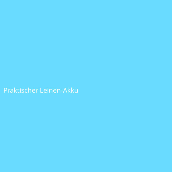 Praktischer Leinen-Akku