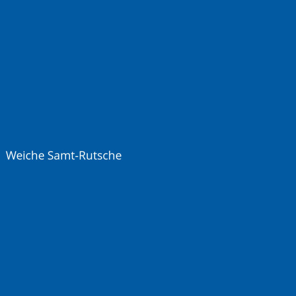 Weiche Samt-Rutsche