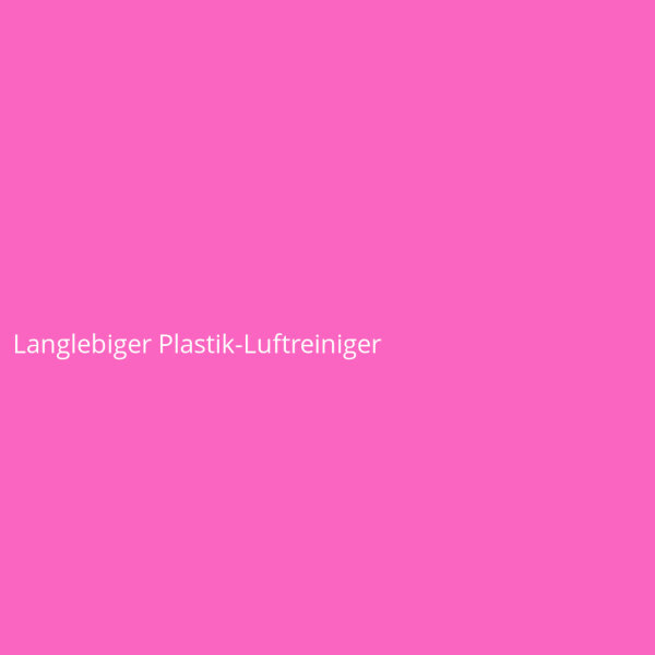 Langlebiger Plastik-Luftreiniger