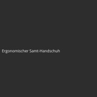 Ergonomischer Samt-Handschuh