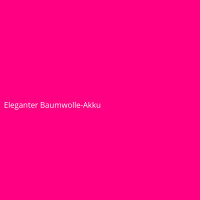 Eleganter Baumwolle-Akku