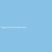 Eleganter Baumwolle-Akku