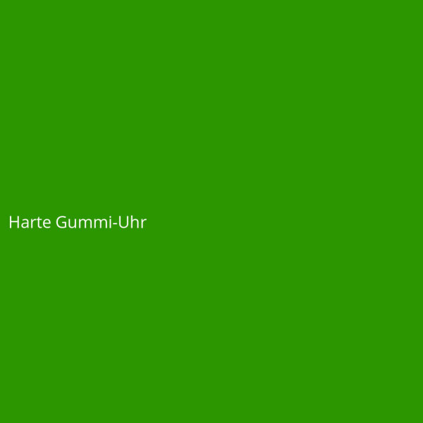 Harte Gummi-Uhr