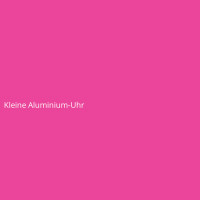 Kleine Aluminium-Uhr
