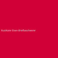 Rustikaler Eisen-Briefbeschwerer