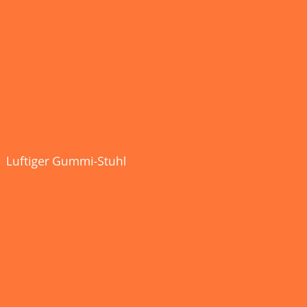 Luftiger Gummi-Stuhl