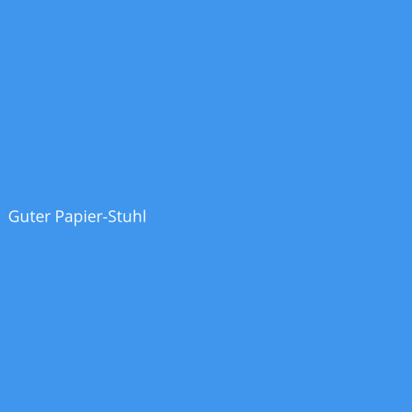 Good Paper Chair