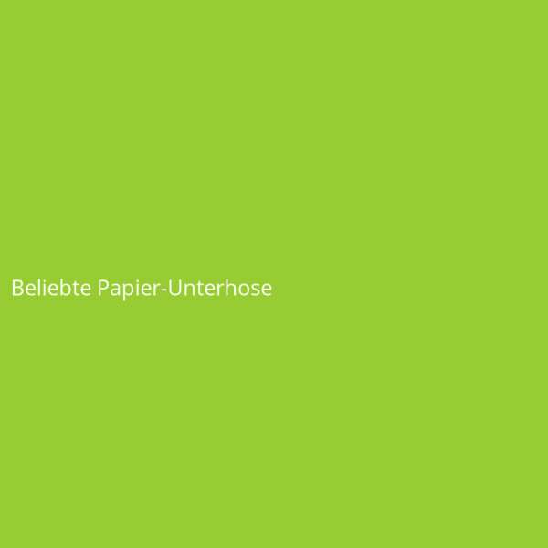 Popular Paper Underwear