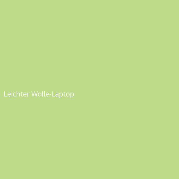Leichter Wolle-Laptop