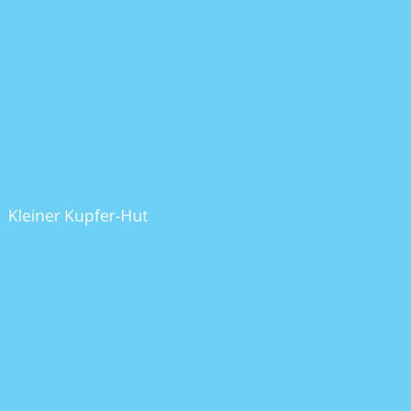Kleiner Kupfer-Hut