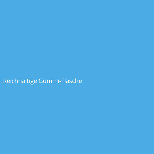 Reichhaltige Gummi-Flasche