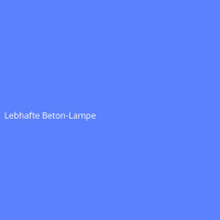 Lebhafte Beton-Lampe