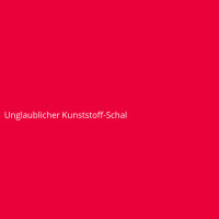 Unglaublicher Kunststoff-Schal