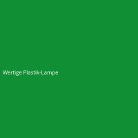 Wertige Plastik-Lampe