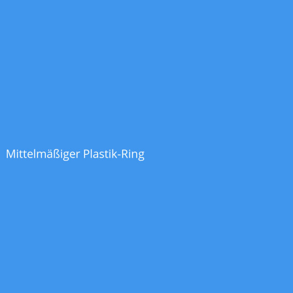 Mediocre Plastic Ring