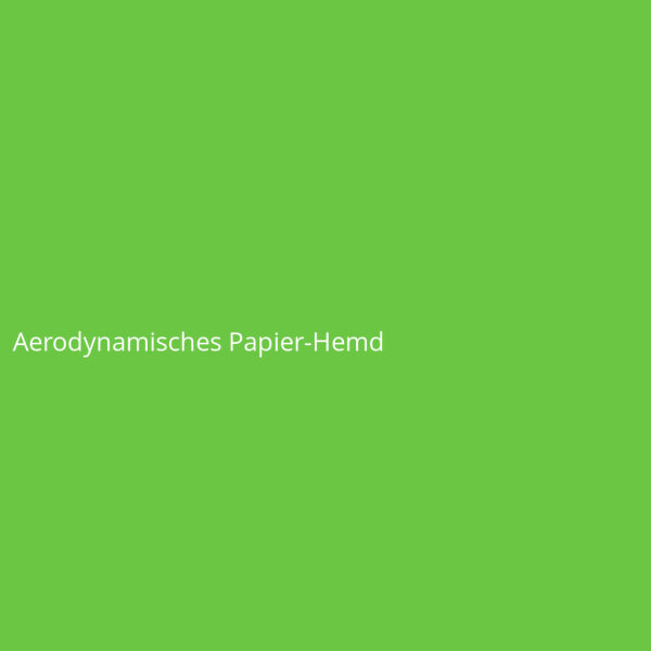 Aerodynamic Paper Shirt