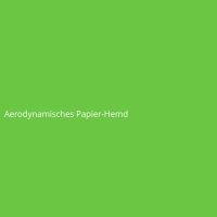 Aerodynamic Paper Shirt