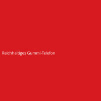 Reichhaltiges Gummi-Telefon