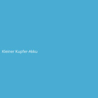 Kleiner Kupfer-Akku