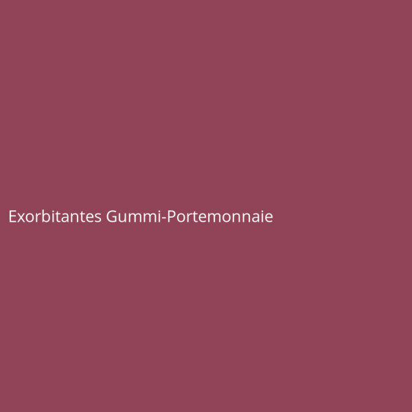Exorbitant Rubber Wallet