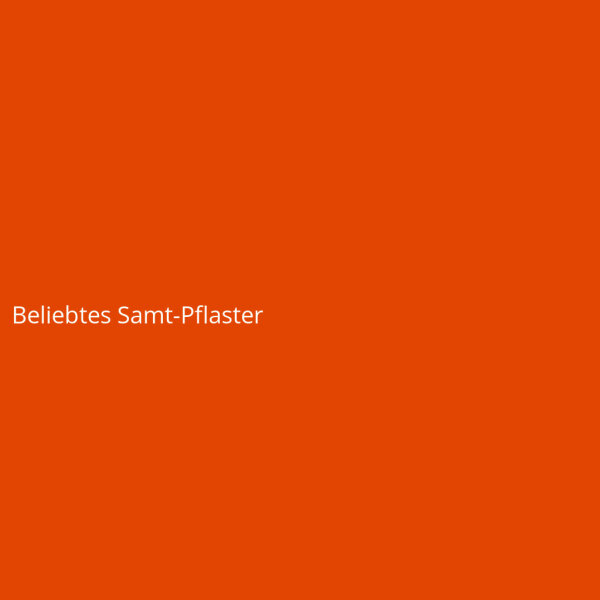 Beliebtes Samt-Pflaster