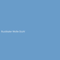 Rustikaler Wolle-Stuhl