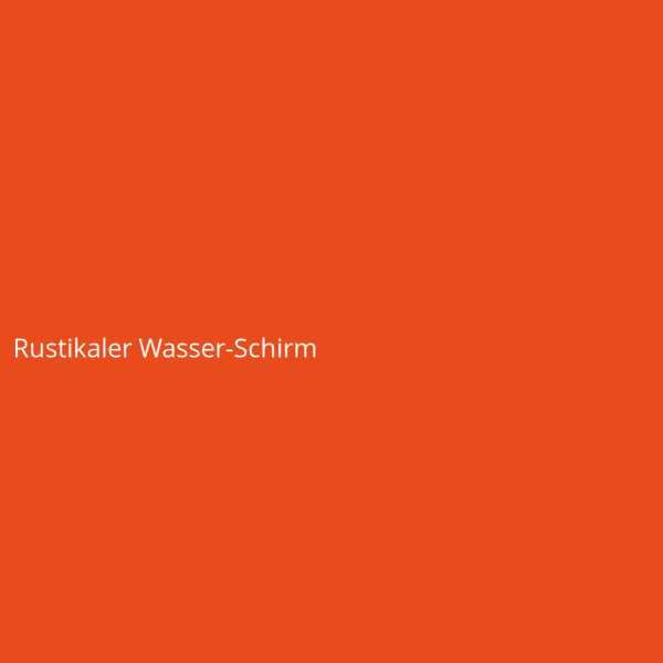 Rustikaler Wasser-Schirm