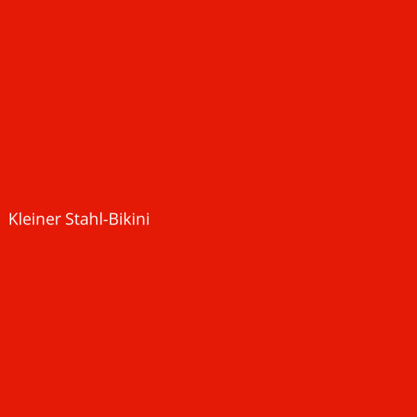 Kleiner Stahl-Bikini