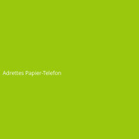 Adrettes Papier-Telefon