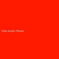 Tolles Kupfer-Pflaster