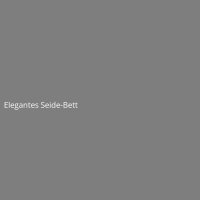 Elegantes Seide-Bett