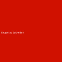 Elegantes Seide-Bett