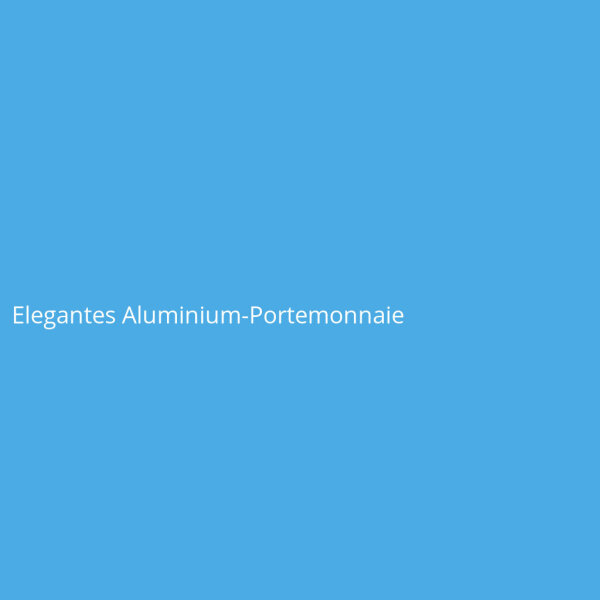 Elegant Aluminum Wallet
